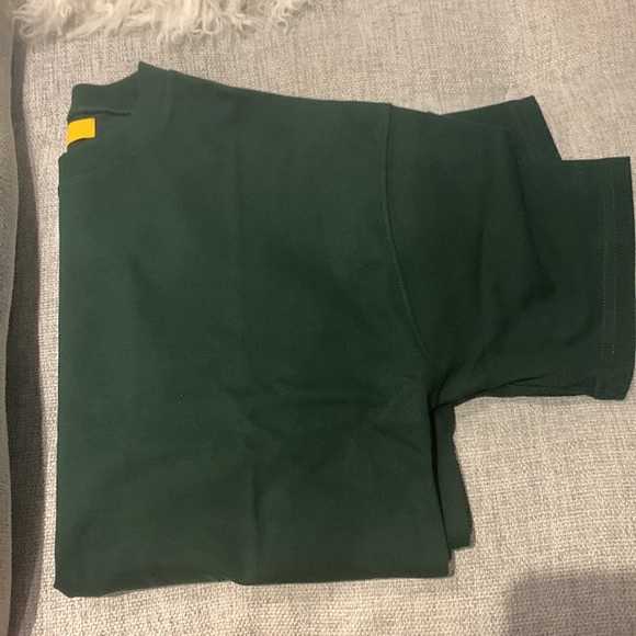 Mens Medium M Yellow Label Co. Green T-Shirt - Picture 2 of 4